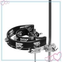 ราคา meteor2 Hi Hat Tambourine Drum Set Percussion Accessories Stainless Steel Mountable Instrument Hand Bell Rattle for Kids Adult Party (55400276702)