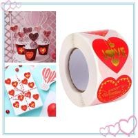 ราคา meteor2 ม้วนสติ๊กเกอร์หัวใจ 500 ชิ้น สติ๊กเกอร์ซีล สติ๊กเกอร์ฉลากกระดาษสติ๊กเกอร์รักสําหรับ (52200275705)