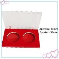 ราคา meteor2 กล่องแสดงเหรียญ ที่ใส่เหรียญท้าทาย แคปซูลของขวัญแบบพกพาพร้อมฝาปิดใส กล่องเก็บของสําหรับ (42672490028)