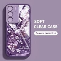 ราคา YBDปลอกสําหรับOPPO A3 Pro Reno 12 Pro 5Gภาพวาดสีน้ํามันสัตว์และมุกผีเสื้อเคสโทรศัพท์ (41504080209)