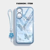 ราคา YBD สําหรับ Honor X7B Play 50 Plus Play 8T Honor 90 สมาร์ท Honor 90 Lite X5 Plus X7A X7 Plus Play 7T เคสโทรศัพท์หรูหราผีเสื้อและหงส์โปร่งใส (40654901566)