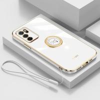 ราคา Ybd เคสโทรศัพท์ซิลิโคนบางพิเศษสําหรับ OPPO Reno 12 Pro Reno 12F Realme C65 4G A3 Pro อินเดีย Deluxe Fall Protection Gold Band พร้อมแหวนนาฬิกาและเชือกเส้นเล็ก (24832475676)