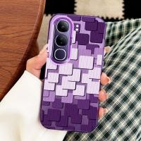ราคา YBDเคสโทรศัพท์สําหรับVivo Y31 5G Y21D Y200 Y300 5G V60 Lite V40 Lite V50 V50E V50 LITE 5G Creative Linggeคู่ไม่สม่ําเสมอBackboard Soft Edge Shell (41065328945)