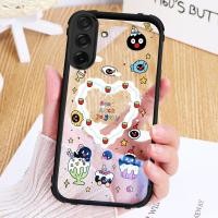 ราคา YBD เคสโทรศัพท์สําหรับ Samsung Galaxy A56 A33 A34 A35 A36 A55 M55 M55S C55 F55 5G อะคริลิคใส TPU กันชนปลอกใสเต็มหน้าจอน่ารักลูกแมว (55950982701)