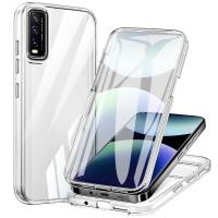 ราคา YBDเคสโทรศัพท์สําหรับVivo Y20 Y20i Y20S G Y12S Y20A Y12A Y3S Vivo 2026 V2029 ถุงลมนิรภัยสองด้านAnti Fall Shellฟิล์มแบบบูรณาการใส (43862807761)