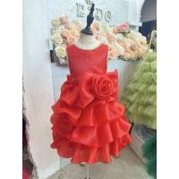 ราคา ชุดราตรีเด็ก หน้าร้านอยู่รัชดา ลองได้ถ่ายรูปจากของจริง W18570 สีแดง คอแต่งเพชรกระโปรงฟูเป็นชั้นๆ (27471252585)