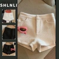 ราคา กางเกงขาสั้นเอวสูงสีขาวทำจากผ้าขนสัตว์ เหมาะสำหรับฤดูใบไม้ร่วงและฤดูหนาว สไตล์เรียบหรูและสวมใส่ได้หลากหลายโอกาส (29841928170)