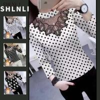 ราคา เสื้อคลุมแขนยาวคอเต่าสำหรับอากาศเย็น ออกแบบลายพิมพ์ลูกไม้ สวมใส่ง่ายในฤดูใบไม้ร่วงและฤดูหนาว (52400782941)