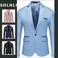 ราคา สูทลำลองผู้ชายสไตล์เกาหลี ลายเรียบง่าย สำหรับฤดูใบไม้ผลิและฤดูใบไม้ร่วง (44266728137)