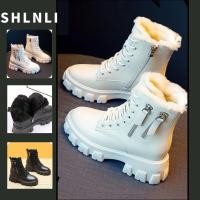 ราคา รองเท้าบูทอุ่นขนแกะทรงสูง สไตล์เกาหลี มีซิป สำหรับผู้หญิง (43614951543)