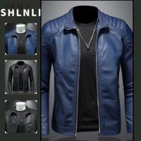 ราคา แจ็คเก็ตหนังสไตล์ปู่สำหรับผู้ชาย เหมาะกับอากาศหนาว สีทึบหลากลายดีไซน์ (43168990661)