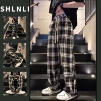 ราคา เกาหลี บวก กางเกงขาตรงลายหมากรุกสีดําพร้อมกระเป๋าสําหรับผู้ชายฤดูใบไม้ผลิหลวมและอเนกประสงค์ ม 5เอ็กแอล กางเกงกีฬาคู่ (41965579441)