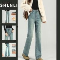 ราคา กางเกงยีนส์ทรงหลวม สแลท 핏 เอวสูงติดกระดุม สำหรับฤดูใบไม้ผลิและใบไม้ร่วง (40474015974)