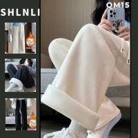 ราคา กางเกงขากว้างผ้าสักหลาด สไตล์เกาหลีสำหรับฤดูใบไม้ร่วงและฤดูหนาว อเนกประสงค์และอบอุ่น (40373066262)