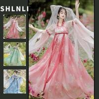 ราคา ชุดผู้หญิงสไตล์จีนโบราณ พิมพ์ลายหวานชีฟอง สไตล์ย้อนยุคสำหรับฤดูร้อน (29489576601)