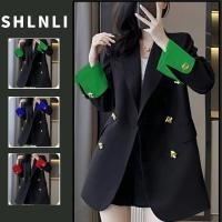 ราคา ฤดูใบไม้ผลิและฤดูใบไม้ร่วงเสื้อคลุมกระดุมสองแถวแบบสบาย ๆ ของผู้หญิงที่เรียบง่ายและหลวม (28833668455)