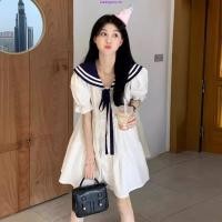 ราคา ชุดเดรสสั้น สีขาวน่ารัก แฟชั่นฤดูร้อน สไตล์เกาหลี สําหรับผู้หญิง และนักเรียน (44017782483)