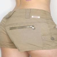 ราคา กางเกงขาสั้น เอวต่ํา สีพื้น สไตล์วินเทจ แฟชั่นฤดูร้อน สําหรับผู้หญิง ไปไนท์คลับ ชายหาด (41866865880)