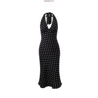 ราคา Aiya Polkadot Midi Dress เดรสลายจุด ผูกคอ วินเทจ Gioia 991 gii531 (41019212867)