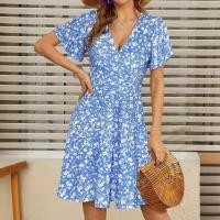 ราคา Lady dress ปรับลดความยาวฟรี ระบุในโน๊ต เดรสใส่เที่ยว ใส่ทำงาน ผ้าพริ้ว นุ่ม ลื่น มีซับในทั้งตัว (43769209468)