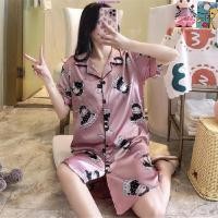 ราคา ชุดนอน ราคาถุก ชุด นอน ซาติน ชุดนอนกระโปรง สินค้า พร้อม ส่ง pajamas LittleStar6 (43269212914)