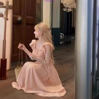 ราคา Cizhou Ruffled dress กระโปรงยาวทรงเอเอวสูงทรงเอ (41567782451)