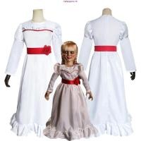 ราคา halloween costume ฮาโลวีน ภาพยนตร์และโทรทัศน์ในยุโรปและอเมริกาแอนนาเบลคอสเพลย์ฮาโลวีนสยองขวัญชุดสีขาวเสื้อผ้า Cos ในสต็อกขายส่ง (41317636981)