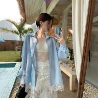 ราคา ส่งจากกรุงเทพฯ เดรสยาวสีขาว สายเดี่ยว ซีทรู ตาข่าย ผ้านิ่มยืดใส่สบาย เซ็กซี่ สําหรับผู้หญิง Y2Kเกาหลี สีขาว สีดำ (40619204264)