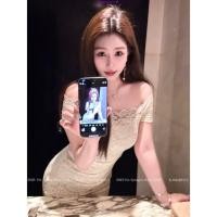 ราคา Plus Size เดรสสาวอวบ ไซส์ใหญ่ ผู้หญิง เดรสปาดไหล่ สาวอวบ เซ็กซี่ ลูกไม้ รัดรูป แขนยาว ปาดไหล่ เข้ารูป ฤดูใบไม้ร่วง เกาหลี แฟชั่น Oversize พลัสไซส์ สาว อวบอ้วน ใส่ได้ (40219208741)