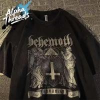 ราคา จัดส่งตลอด 24 ชั่วโมง เสื้อผู้ชายวินเทจ oversize สไตล์เกาหลี เสื้อยืดโอเวอร์ไซส์แขนสั้นคู่รัก cotton 100 (41972524027)