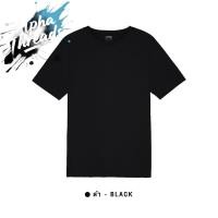 ราคา จัดส่งตลอด 24 ชั่วโมง Alpha Threads เสื้อยืดคอกลม สีดำ ยืนพื้น ไม่ยืด ไม่ย้วย ไม่ต้องรีด สีพื้น เนื้อผ้านุ่มใส่สบาย (42155015071)