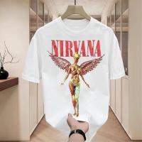 ราคา จัดส่งตลอด 24 ชั่วโมง สกรีนลายสตรีทเท่ๆ เสื้อยืดแฟชั่นเมกาสุดฮิต เสื้อวงวินเทจ nirvana โอเวอร์ไซส์วินเทจฮิตๆ (29686837746)
