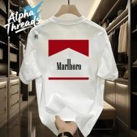 ราคา จัดส่งตลอด 24 ชั่วโมง Alpha Threads พร้อมส่ง เสื้อยืด oversize unisex สไตล์เกาหลี ไม่แตกเมื่อซัก MARLBORO (40410012227)
