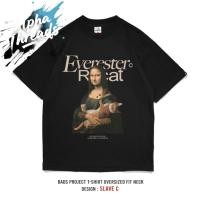 ราคา จัดส่งตลอด 24 ชั่วโมง Alpha Threads เสื้อคอฟิต เสื้อยืดผู้ชาย Oversize รุ่น Slave C ทาสแมว EXP (41862763932)