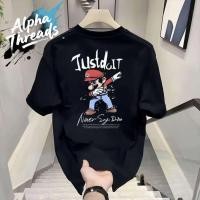 ราคา ส่งจากกรุงเทพ เสื้อโอเวอร์ไซส์ พิมพ์ลายมาริโอ้ แขนสั้น คอกลม ผ้านิ่มใส่สบายระบายอากาศได้ดี ไม่หด ไม่ย้วย ใส่สบาย (56250730566)