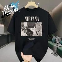 ราคา เสื้อยืดผู้ชายเท่ๆ คอกลม แขนสั้น สกรีนลายวงดนตรีสุดฮิต เสื้อยืดสตรีทแฟชั่น วินเทจ เสื้อวงเมกาเท่ๆ nirvana โอเวอร์ไซส์ (44460641269)