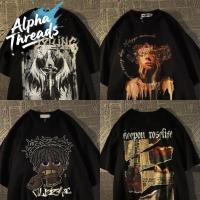 ราคา จัดส่งตลอด 24 ชั่วโมง เสื้อผู้ชายวินเทจ oversize สไตล์เกาหลี เสื้อยืดโอเวอร์ไซส์แขนสั้นคู่รัก ใส่ได้ทั้งชายและหญิง COD (44160515852)