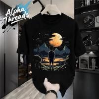 ราคา จัดส่งตลอด 24 ชั่วโมง Alpha Threads ลาย back เสื้อยืดชาย สกรีนลาย สวมใส่สบาย ไม่หดตัว แฟชั่น เสื้อเท่ๆ แนวสตรีท (43515477186)
