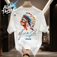 ราคา จัดส่งตลอด 24 ชั่วโมง พิมพ์ลายภาพมนุษย์อินเดียสีสันสดใสหมวกขนนกตกแต่งที่อุดมไปด้วยสายรัดตกแต่งสีแดงบนใบหน้านุ่ม (43463923775)