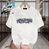 ราคา จัดส่งตลอด 24 ชั่วโมง เสื้อกลม RNHEIXORX เสื้อยืด สไตล์เกาหลี เสื้อยืด oversize ผู้ชายและผู้หญิง (43310641582)