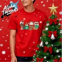 ราคา จัดส่งตลอด 24 ชั่วโมง Merry Christmas เสื้อผู้ชายคอกลมไม่ต้องรีด เสื้อพละ สีพื้นสุดคลาสสิก ใส่สบายทุกวัน N120 (42575691258)
