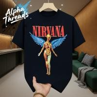 ราคา จัดส่งตลอด 24 ชั่วโมง คอกลม แขนสั้น สกรีนลายสตรีทเท่ๆ เสื้อยืดแฟชั่นเมกาสุดฮิต เสื้อวงวินเทจ nirvana (42460632019)