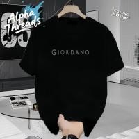 ราคา จัดส่งตลอด 24 ชั่วโมง distro เสื้อยืด Original Design Giordano Short T shirts Silver Motif Mens Womens Tops เสื้อยืด (42411362411)
