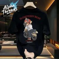 ราคา จัดส่งตลอด 24 ชั่วโมง Alpha Threads พร้อมส่ง เสื้อยืด oversize unisex สไตล์เกาหลี ไม่แตกเมื่อซัก SLEEPTEDDY BEAR (42260005628)