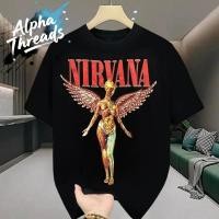ราคา จัดส่งตลอด 24 ชั่วโมง สกรีนลายสตรีทเท่ๆ เสื้อยืดแฟชั่นเมกาสุดฮิต เสื้อวงวินเทจ nirvana โอเวอร์ไซส์วินเทจฮิตๆ (42202197402)