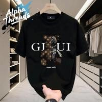 ราคา จัดส่งตลอด 24 ชั่วโมง oversize unisex สกรีนด้านหน้า ลาย BEAR GIUI เนื้อผ้าเกรดพรีเมียม คอกลม ใส่สบาย (41655301536)