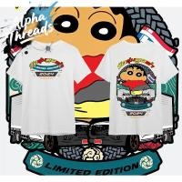 ราคา จัดส่งตลอด 24 ชั่วโมง Alpha Threads เสื้อยืด พิมพ์ลายชินจัง รูปแบบการ์ตูน ทรงหลวม 2024 Crayon Shin chan T shirt (41563914645)