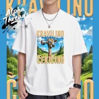 ราคา จัดส่งตลอด 24 ชั่วโมง เสื้อยืดลายวัวใส่ฆ้อน KRAVILINO ČEKIĆINO สไตล์มีมต่างประเทศ ตลกเกรียนไม่เหมือนใคร ผ้านุ่มใส่สบาย (41460974793)