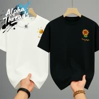 ราคา จัดส่งตลอด 24 ชั่วโมง cotton 100 เสื้อยืด เสื้อคู่รักชายหญิงเกาหลี สกรีนลายดอกทานตะวันก พระอาทิตย์ น่ารักๆ สวมใส่สบาย (41075255082)