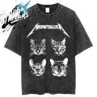 ราคา จัดส่งตลอด 24 ชั่วโมง ข้ามพรมแดนฤดูร้อนสไตล์ใหม่ถนนสวมอเมริกันย้อนยุคล้างด้อยเสื้อยืดชาย โดเบอร์แมน พิมพ์แข (41076211814)